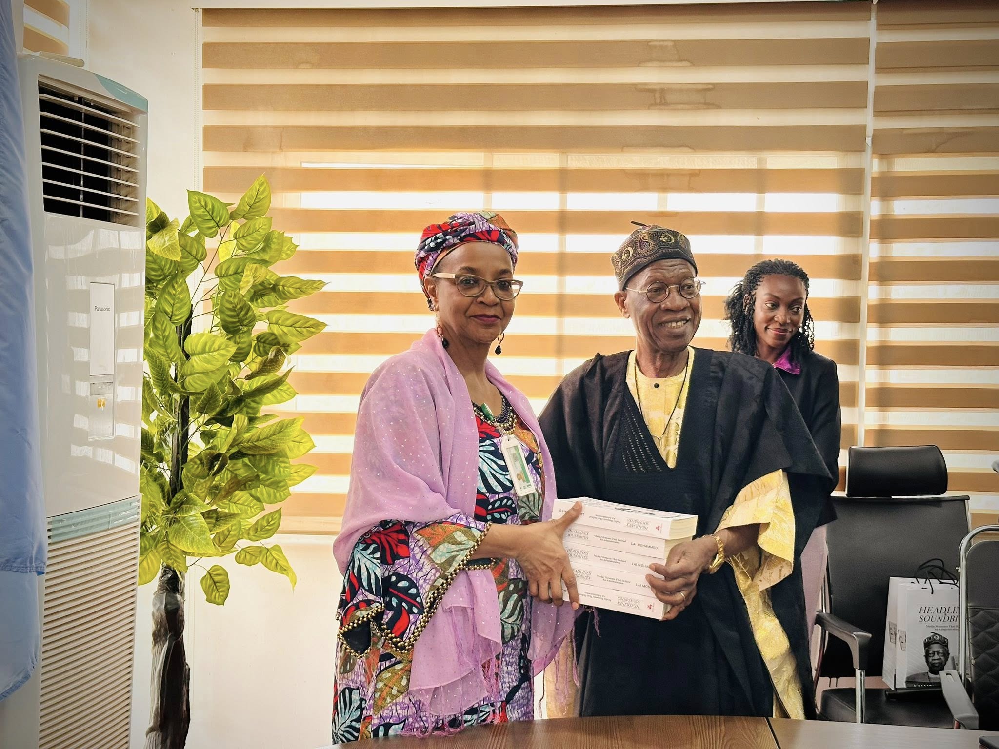 NIPSS SEEKS SUPPORT FOR CHILDREN’S EDUCATION CENTRE AS LAI MOHAMMED DONATES BOOKS