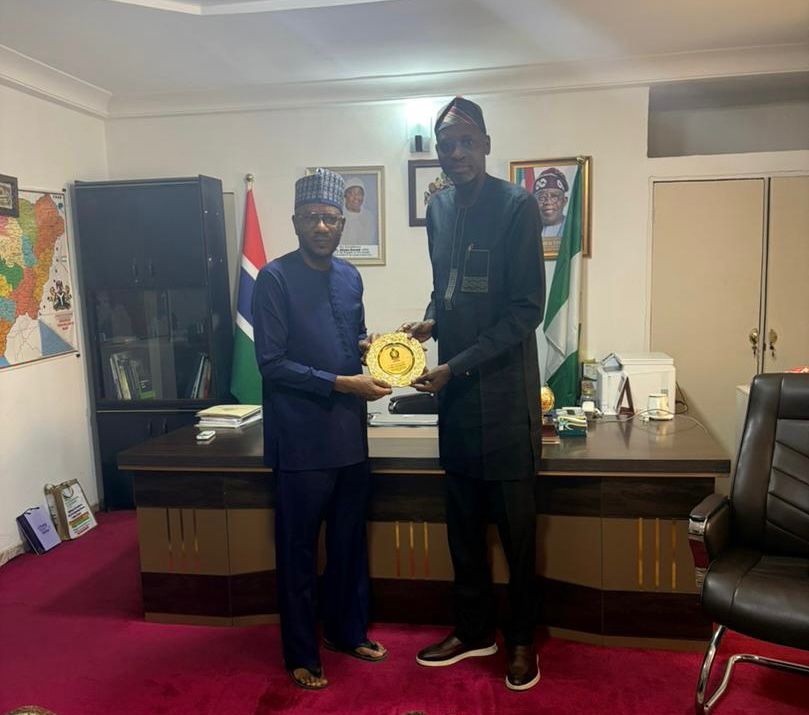 NIPSS DG Visits Gambian High Commissioner Ahead of SEC 48 Study Tour