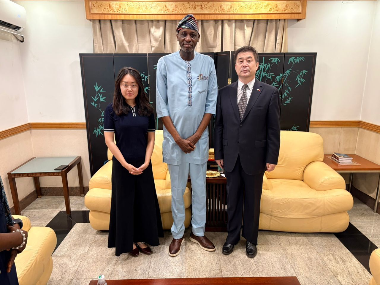 NIPSS DG Prof. Ayo Omotayo Visits Chinese Embassy to Strengthen Collaboration for SEC 48 Study Tour